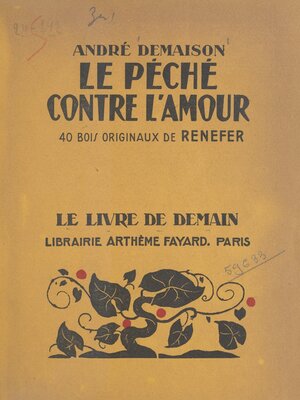 cover image of Le péché contre l'amour